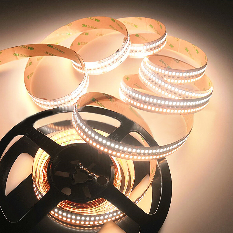 DC24V Double Row 2835SMD 16.4Ft 2400LEDs Super Bright Tunable White LED Strip Lights DC24V Double Row 2835SMD 16.4Ft 2400LEDs Super Bright Tunable White LED Strip Lights